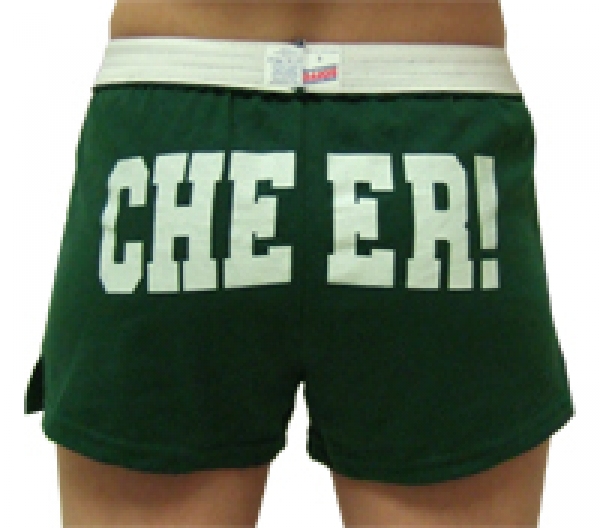 SHORT "CHEER!"  REAR FOREST GREEN