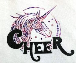 *GLAMOUR COLLECTION* SWEATER CHEER UNICORN